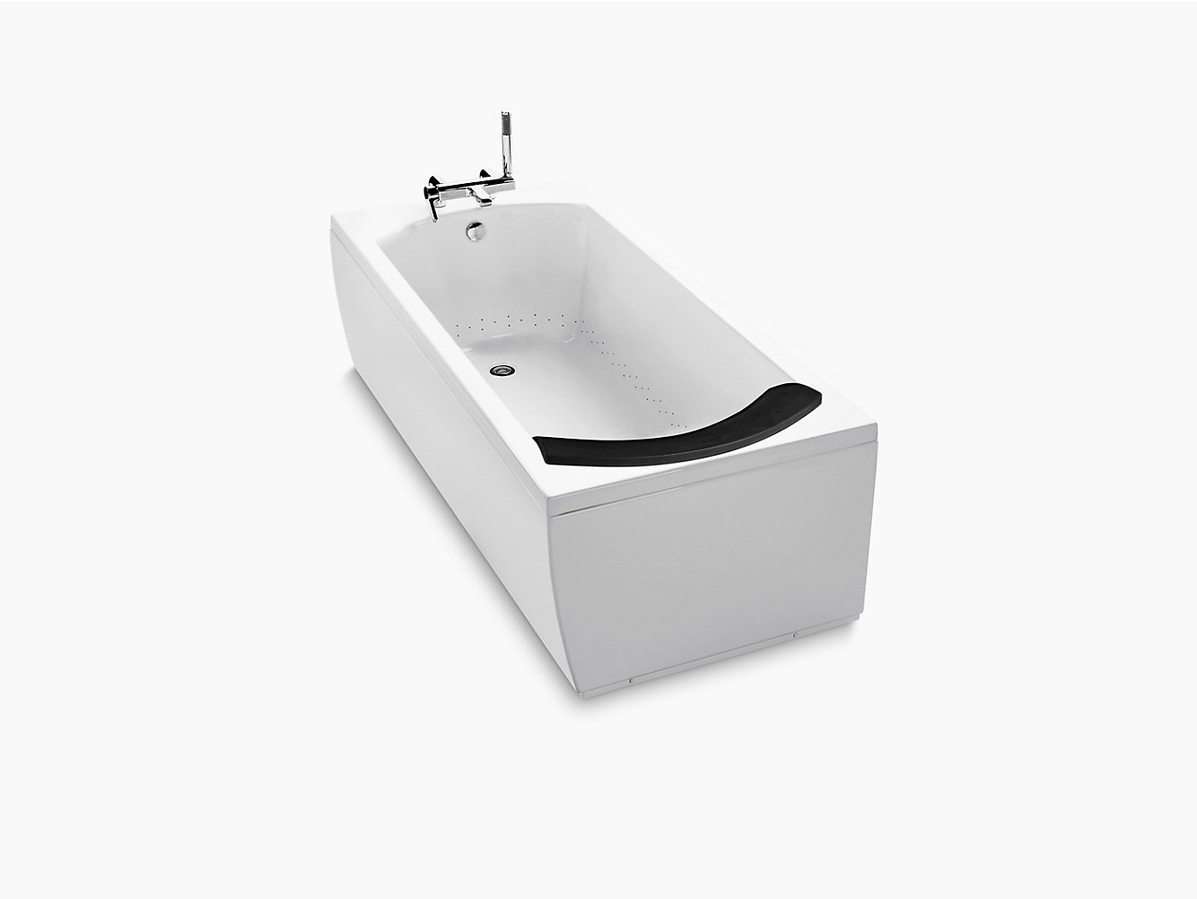 Integrated Acrylic Bubblemassage Bath, Square Bathtub Kohler